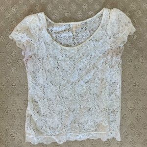 White lace blouse